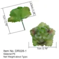 Artificial succulent flower head mini plant green foliage for micro landscape desktop decor - Artificial Succulent (DR028-1)