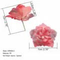 Roze kunstmatige bloemhoofd van PE materiaal huisdecoratie DIY bloemstuk accessoire - DR028-2