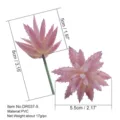 Planta suculenta artificial flor falsa planta verde mini bonsái adorno de escritorio 8cm - Planta Suculenta Simulada (DR037-5)