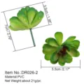 Testa di pianta succulenta artificiale accessori floreali DIY in materiale PVC decoro. - DR026-2