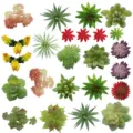 Artificial Succulent Plants DIY Set Fake Greenery Fake Plants Assortment for Home Decor - TA29