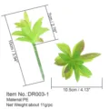 Pianta succulenta artificiale serie verde testa di fiore accessorio fai da te 1pz - DR003-1