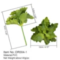 Testa di pianta succulenta verde artificiale accessori floreali DIY decorazione PVC materiale durevole. - DR004-1