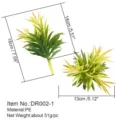 Testa di pianta succulenta artificiale verde finta succulenta fai da te per decorazione murale - DR002-1