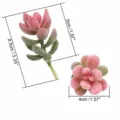 Kunstmatige vetplant roze nepbloem potplant voor binnenshuis huisdecoratie prachtig - DR048-4
