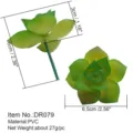 Pianta succulenta artificiale PVC fiore finto fai da te pianta verde decorazione casa - DR079