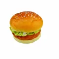 Modelo de hamburguesa simulado juguete rebote lento accesorio de fotografía pan falso. - M017 Hamburguesa