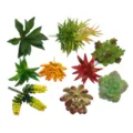 Conjunto de plantas suculentas artificiales para decoracion de pared DIY, plantas falsas reales. - TA20