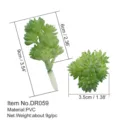 Planta suculenta artificial en miniatura PVC planta verde bonsai decoracion detalle 9cm - Planta Suculenta (DR059)