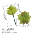 Planta suculenta artificial PVC mini bonsái decoración de escritorio flor falsa - Planta Suculenta (DR060)