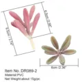 Künstliche Sukkulente gefälschte Blume für Heimdekoration DIY Dekoration 1 Stück - Simulierte Sukkulente (DR089-2)