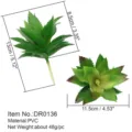 Pianta succulenta artificiale finta vegetazione in PVC per decorazione casa e parete. - DR0136