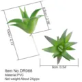 Artificial succulent plant PVC material fake green succulent home decor item for sale now - DR068