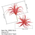 Künstliche Sukkulente PE Material rote Luftpflanze Heimdekoration Grössenanzeige 8x14cm - PE Simulierte Sukkulente und Luftananas (DR0116-3)