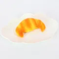Modelo de cruasán de PU realista, accesorio de postre de simulación para fotografía infantil. - M032 Cruasán