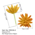 Pianta succulenta artificiale PVC finto fiore composizione floreale decorazione casa - DR039-3