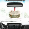 Créatif Pâques acrylique voiture rétroviseur suspendu pendentif rustique croix religieuse - Style 10