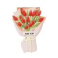 Tulip bouquet car air vent clip decorative accessory, cute red floral gift for vehicle - Red Tulip Bouquet
