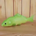 Simulation PU fish model for aquarium decoration and photography props, high tactile feel. - Bright Green