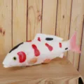 Simulation PU Koi Fish Toy Realistic Carp Model Aquariums Props Red White Black Color - Koi Fish Model
