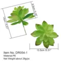 Pianta succulenta artificiale della serie verde finta testa di succulenta decorazione - DR054-1