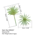 Artificial succulent plant faux green grass flower head for home decor specification - DR057