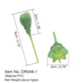 Pianta succulenta artificiale accessorio verde materiale PVC leggero per decorazione casa - DR046-1