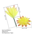 Pianta succulenta artificiale fiore finto composizione accessorio casa esterno PVC - DR056-3