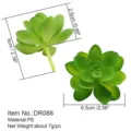 Pianta succulenta artificiale in plastica finto fiore composizione floreale casa muro balcone - DR088