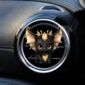 Clip per bocchetta d'auto drago nero carino, accessorio decorativo interno in acrilico. - Drago Nero