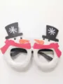 Christmas snowman decorative glasses, festive party novelty toy props for kids and adults. - Snowman Style