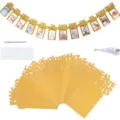 Banner foto traguardo 1 compleanno neonato ghirlanda mensile con glitter oro festa deco - Oro Luccicante