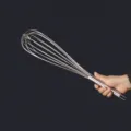 Stainless steel manual egg whisk, commercial kitchen baking tool, durable cream mixer for baking. - 50CM Stainless Steel Egg Whisk 20 Inch (Thickened 8 Wires)