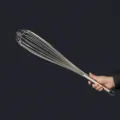 Stainless steel hand whisk, commercial kitchen egg beater for baking and cream mixing. - 62.5CM Stainless Steel Egg Whisk 24 Inch (Thickened 8 Wires)