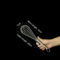 Stainless steel manual wire whisk kitchen egg beater baking tool 10 inch ergonomic handle - 304 Stainless Steel Egg Whisk 28CM 10 Inch (Thickened 8 Wires)