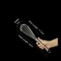 Stainless steel manual egg whisk 12 inch kitchen baking tool wire whisk blender tool - 304 Stainless Steel Egg Whisk 33CM 12 Inch (Thickened 8 Wires)