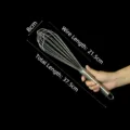 14 inch stainless steel manual egg whisk for kitchen baking, durable wire whisk tool. - 304 Stainless Steel Egg Whisk 38CM 14 Inch (Thickened 8 Wires)