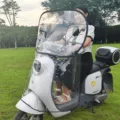 Pare-brise transparent pour scooter electrique anti-pluie hiver protection contre le froid - Ourlet Universel Cape Grande Taille + Pare-brise