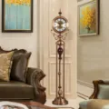 Luxurious European style floor clock for elegant living room decor and home styling. - 12 Inch / Model 60005