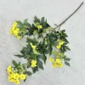 Künstlicher gelber Blumenzweig, nordische florale Deko Requisite für Zuhause und Zimmer. - Gelb