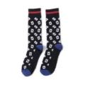Modische Herren Socken mit pixelart Kartenmuster, bequeme Baumwolle für den täglichen Alltag. - Einheitsgröße / Pixel Poker Farbkontrast (A365)
