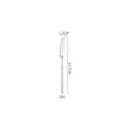 Stainless steel butter knife with textured handle, essential kitchen tableware tool, 14.7cm - Butter Knife (304 Steel Mirror)