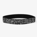 Sparkly rhinestone elastic waist belt for women dresses and skirts fashion accessory - Silver Rhinestone