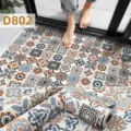 Verdickte PVC Fliesenaufkleber wasserdicht selbstklebend fur Kuche Badezimmer Boden - D802 Hauptbild Stil / 3m x 40cm