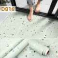 Verdickter wasserdichter selbstklebender PVC Terrazzo Bodenaufkleber für Küche Bad Renovierung - D816 Beliebter Stil / 3m x 60cm