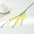 Branche de fleurs de prunier jaunes artificielles pour decoration maison et accessoires photo - Jaune