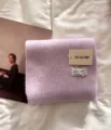 Korean style soft cozy knit winter scarf for women, warm thick plush casual neck warmer. - Lilac Purple