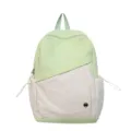 Zaino casual verde chiaro da donna, elegante borsa da viaggio minimalista per la scuola. - Taglia S / Verde