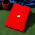 Quaderno con copertina rigida A5 rosso taccuino affari con fibbia in metallo - A5 / Rosso