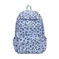 Zaino scolastico con stampa leopardata stile giapponese carino per ragazze grande capacità blu - Blu